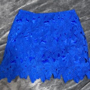 Blue skirt
